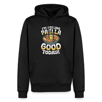I'm Feeling Paella Good Today - Männer Premium Bio Hoodie - Schwarz - Vorne - Nico (187cm)