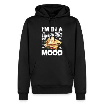 I'm In A Quesadilla Mood - Männer Premium Bio Hoodie - Schwarz - Vorne - Nico (187cm)