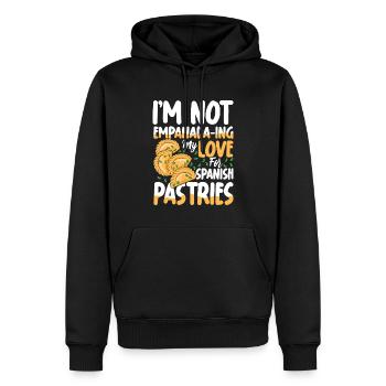 I'm Not Empanada-ing My Love Spanish Pastries - Männer Premium Bio Hoodie - Schwarz - Vorne - Nico (187cm)