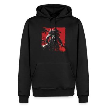 Barbarenhorde - Männer Premium Bio Hoodie - Schwarz - Vorne - Nico (187cm)