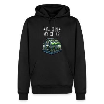 I'll Be In My Office - Gardening - Männer Premium Bio Hoodie - Schwarz - Vorne - Nico (187cm)