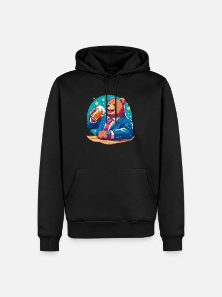 6815831F E457 4D2A 9A4D 1D4C7DFAA256 - Männer Premium Bio Hoodie - Schwarz