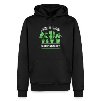 Zimmerpflanzen Offizielles Pflanzen Shopping - Männer Premium Bio Hoodie - Schwarz - Vorne - Nico (187cm)