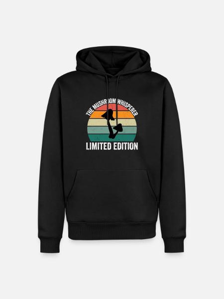 The Mushroom Whisperer - Men’s Premium Organic Hoodie - black