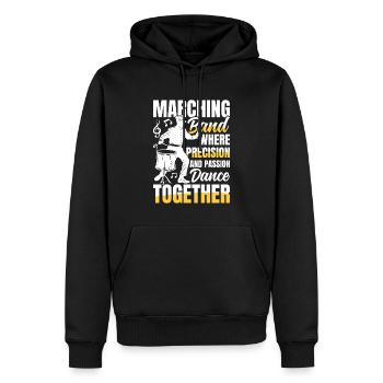 Marching Band Where Precision Passion Dance - Männer Premium Bio Hoodie - Schwarz - Vorne - Nico (187cm)