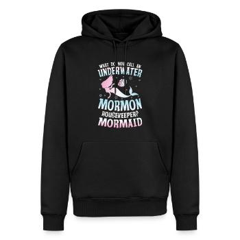 Underwater Mormon Housekeeper Mormaid für einen - Männer Premium Bio Hoodie - Schwarz - Vorne - Nico (187cm)