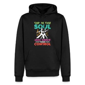Tap Into The Soul Jazz Dance Takes Control - Männer Premium Bio Hoodie - Schwarz - Vorne - Nico (187cm)