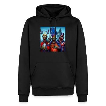MUSS ICH ES IHNEN ERKLÄREN...? - Männer Premium Bio Hoodie - Schwarz - Vorne - Nico (187cm)