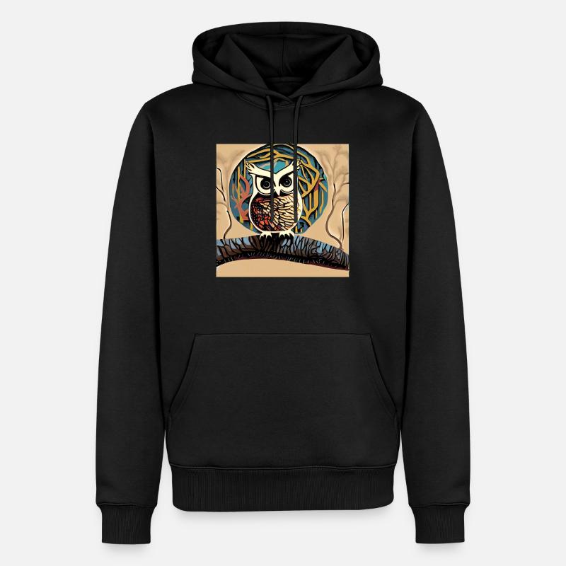 Qu’est-ce que je « regarde » ? - Sweat à capuche Premium bio Homme - noir