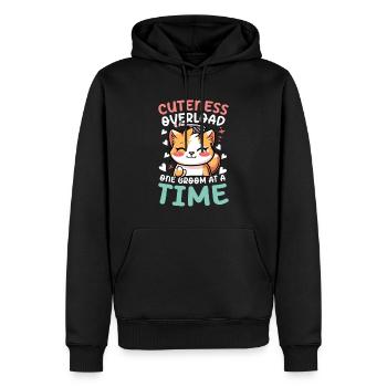 Cuteness Overload One Groom At A Time für einen - Männer Premium Bio Hoodie - Schwarz - Vorne - Nico (187cm)