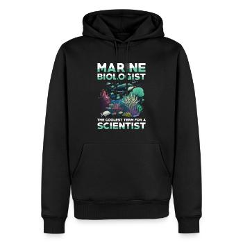 Marine Biologist The Coolest Term For A Scientist - Männer Premium Bio Hoodie - Schwarz - Vorne - Nico (187cm)