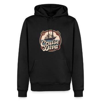 Cruise Diva | Cruise | Cruise fans - Men’s Premium Organic Hoodie - black - Front - Nico (187cm)