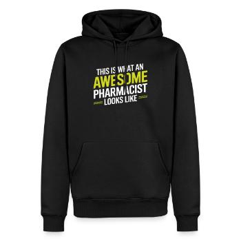 This Is What An Awesome Pharmacist Looks Like - Männer Premium Bio Hoodie - Schwarz - Vorne - Nico (187cm)