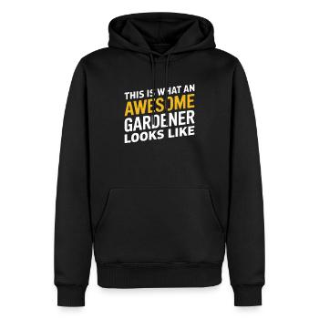 This Is What An Awesome Gardener Looks Like - Men’s Premium Organic Hoodie - black - Front - Nico (187cm)