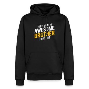 This Is What An Awesome Architect Looks Like - Men’s Premium Organic Hoodie - black - Front - Nico (187cm)