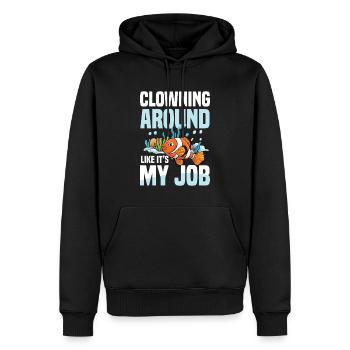 Clownfisch Aquaristischer Lebensstil für einen - Männer Premium Bio Hoodie - Schwarz - Vorne - Nico (187cm)