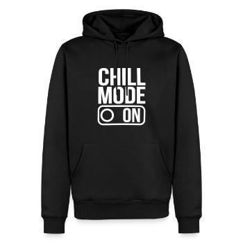 Mode détente sur la mode détente pour toutes les occasions - Sweat à capuche Premium bio Homme - noir - Devant - Nico (187cm)