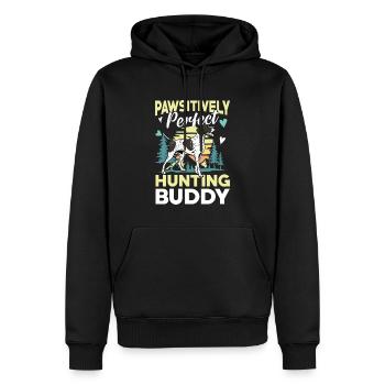 Entenjäger Schießen Schwerere Ladungen Flagge - Männer Premium Bio Hoodie - Schwarz - Vorne - Nico (187cm)