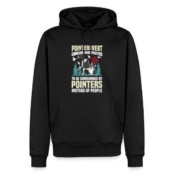 Entenjäger Schießen Schwerere Ladungen Flagge - Männer Premium Bio Hoodie - Schwarz - Vorne - Nico (187cm)