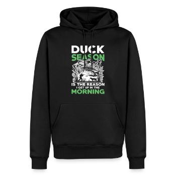 Entenjäger Schießen Schwerere Ladungen Flagge - Männer Premium Bio Hoodie - Schwarz - Vorne - Nico (187cm)