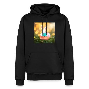 Ein leuchtender Ostertag - Männer Premium Bio Hoodie - Schwarz - Vorne - Nico (187cm)