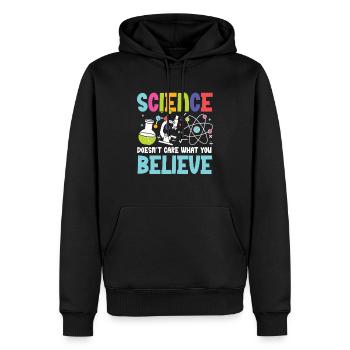 Science is Independent: Promoting STEM Education - Men’s Premium Organic Hoodie - black - Front - Nico (187cm)