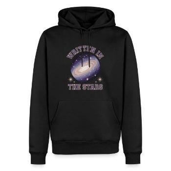 Written In The Stars Galaxie Design Im Universum - Männer Premium Bio Hoodie - Schwarz - Vorne - Nico (187cm)