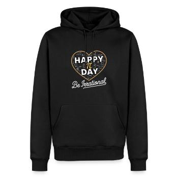 Happy Pi Day Be Irrational Mathematik Liebhaber - Männer Premium Bio Hoodie - Schwarz - Vorne - Nico (187cm)