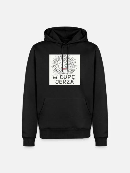 In Jerz's ass - Men’s Premium Organic Hoodie - black
