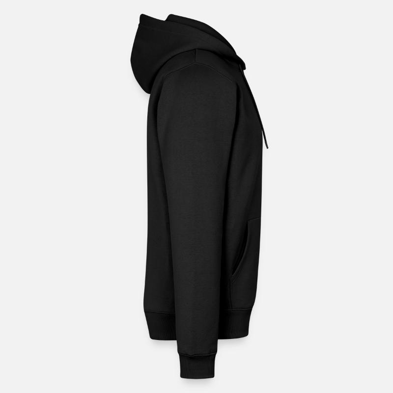 Dé noir 1 2 3 Sweat à capuche Premium bio Homme