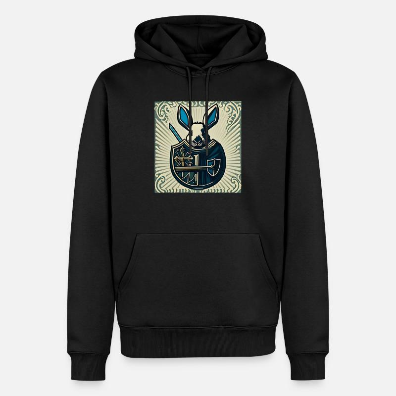Make Easter Great Again III - Männer Premium Bio Hoodie - Schwarz