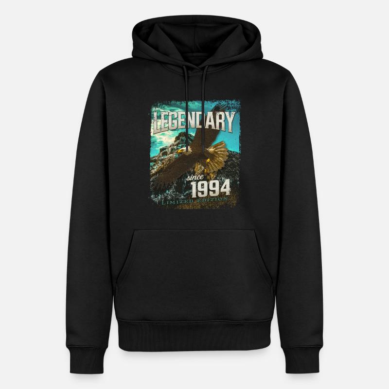 Legendär seit 1994 - Männer Premium Bio Hoodie - Schwarz