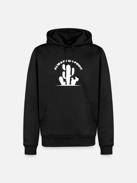 cacti - Men’s Premium Organic Hoodie - black