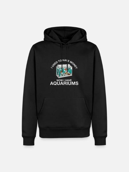 aquarium - Männer Premium Bio Hoodie - Schwarz