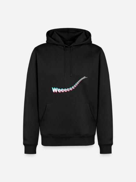 Weeeeeh! Fail Meme Print - Men’s Premium Organic Hoodie - black