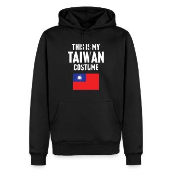 Das ist mein Taiwan Kostüm - Männer Premium Bio Hoodie - Schwarz - Vorne - Nico (187cm)
