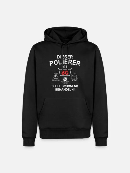 This polisher is 80. - Men’s Premium Organic Hoodie - black