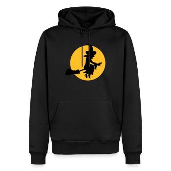 Witch - Men’s Premium Organic Hoodie - black - Front - Nico (187cm)