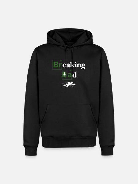 Dad - Men’s Premium Organic Hoodie - black
