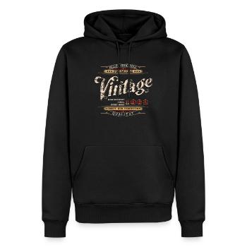 Alles Original Premium Vintage Alter 1962 - Männer Premium Bio Hoodie - Schwarz - Vorne - Nico (187cm)