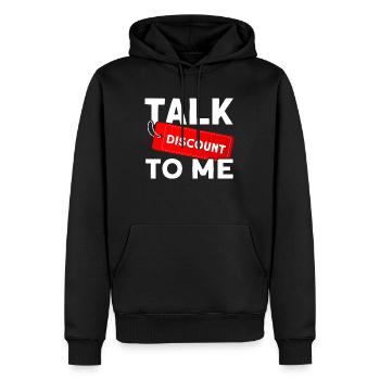 Coupon Shopper Discount Couponer Vente à prix réduit - Sweat à capuche Premium bio Homme - noir - Devant - Nico (187cm)