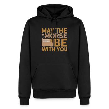 Amateur Radio Amateur Radio Amateur Radio Gift - Men’s Premium Organic Hoodie - black - Front - Nico (187cm)