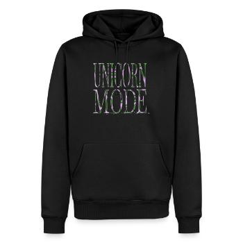 drôle dictons blagues citation drôle présent fun - Sweat à capuche Premium bio Homme - noir - Devant - Nico (187cm)
