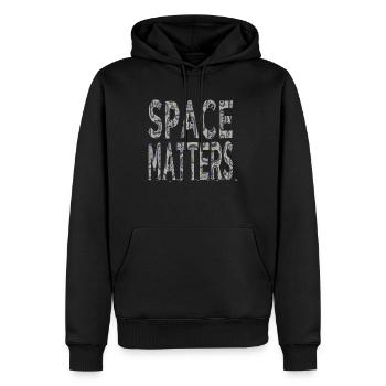 birthday awesome astronomy lovers funny quote joke - Männer Premium Bio Hoodie - Schwarz - Vorne - Nico (187cm)
