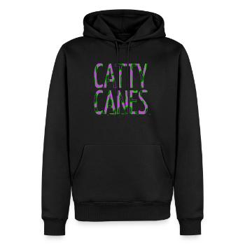 drôle de gym avogato cadeau dictons père noël - Sweat à capuche Premium bio Homme - noir - Devant - Nico (187cm)