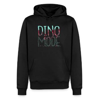 Idée cadeau vert dictons drôles cadeau heureux amusant drôle - Sweat à capuche Premium bio Homme - noir - Devant - Nico (187cm)