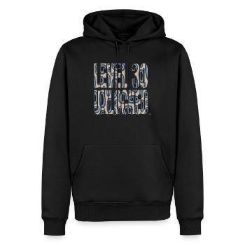 Jeux de cartes Fête des Pères Chemise Bière Heureuse - Sweat à capuche Premium bio Homme - noir - Devant - Nico (187cm)