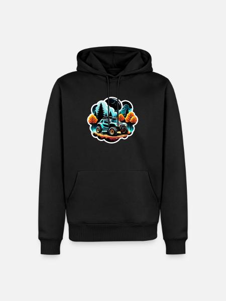 Quad & Off-Road - Men’s Premium Organic Hoodie - black