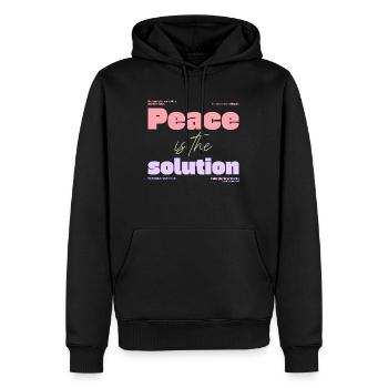 Geistige Gesundheit - Männer Premium Bio Hoodie - Schwarz - Vorne - Nico (187cm)
