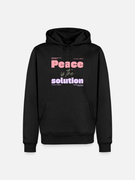 Mental Health - Men’s Premium Organic Hoodie - black